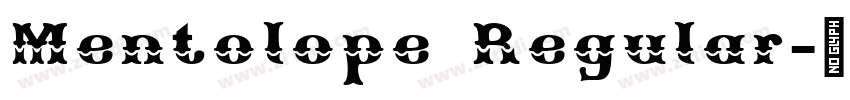 Mentolope Regular字体转换 Mentolope Regular字体转换